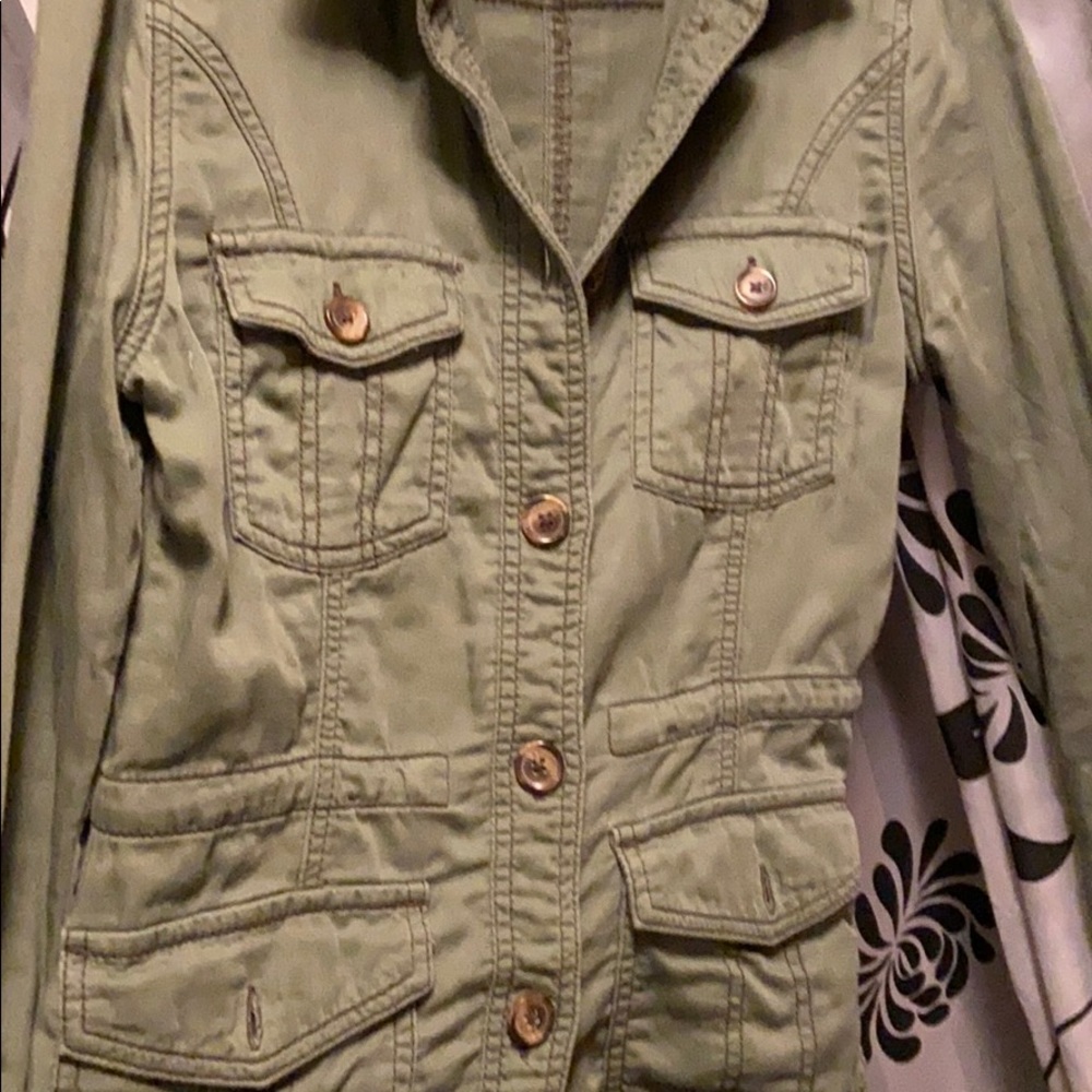 🌈Cute Green Jacket ✨SOLD - Picture 4 of 4